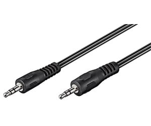 Lydkabel - Pro AUX audio connector cable 3.5 mm stereo flat cable - 4040849500190