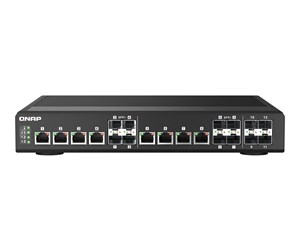 Switch/splitter - QNAP QSW-IM1200-8C Industrial-grade Fanless full 10GbE Switch (4x 10GbE SFP+ / 8x 10GbE SFP+/RJ45 combo) - QSW-IM1200-8C