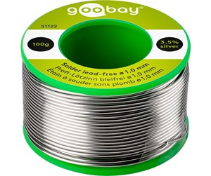 Kabler og ledninger - Nighthawk Solder lead-free ø 1.0 mm 100 g reel - 4040849511226