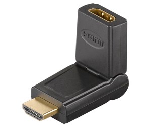 Skjermkabel - Pro HDMI™ adapter 180° gold-plated - 4040849517211