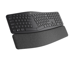 Tastatur - Logitech ERGO K860 for Business - Tastatur - Nordisk - Svart - 920-010348