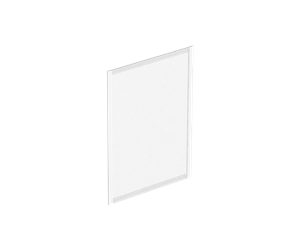 Kabinett-tilbehør - Ssupd Mesh Side Panel for Meshlicious - White - SSU-ACC-MESHLI-SIDE-M-WT