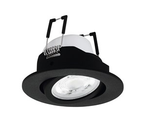 Smarthus - EGLO SALICETO-Z recessed spot RGB+TW 5W Ø88 mm black - 99669