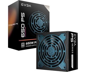 Strømforsyning (PSU) - EVGA SuperNOVA 650 P5 Strømforsyning (PSU) - 650 Watt - 135 mm - ATX - 80 Plus Platinum sertifisert - 220-P5-0650-X2