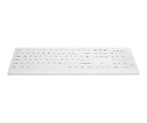 Tastatur - Cherry MedicalKey - Tastatur - Tysk - Hvit - AK-C8100F-FU1-W/GE