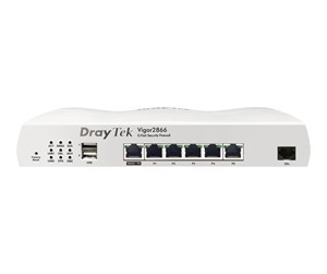 Ruter - DrayTek Vigor 2866 dual-WAN VPN Router with built-in G.fast modem - Router - V2866-DE-AT-CH