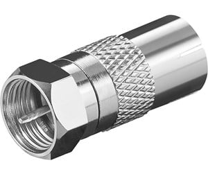 Antennekabler - Pro F-adapter: F male > Coaxial female - 4040849673177