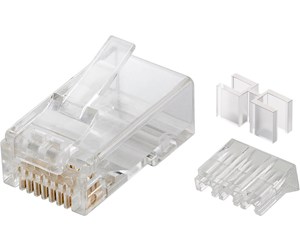 Nettverkskabel - RJ45 plug CAT 6a UTP unshielded (10 pack) - 4040849725012