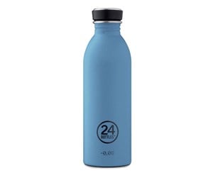 Kjøkkentilbehør - 24Bottles Urban Bottle 0.5 L - Stone Finish - Blue - 24B700