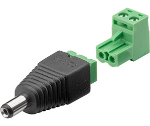 Skjermkabel - Pro Terminal Block 2-pin > DC male - 4040849767449