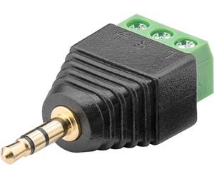 Lydkabel - Pro Terminal Block 3-pin > 3.5 mm male (3-pin stereo) - 4040849767456