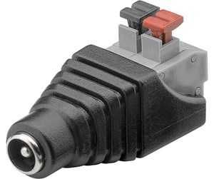 Skjermkabel - Pro Terminal Block 2-pin > DC female (5.50 x 2.10 mm) - 4040849767494