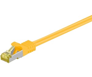 Nettverkskabel - RJ45 patch cord CAT 6A S/FTP (PiMF) 500 MHz with CAT 7 raw cable yellow - 4040849915932