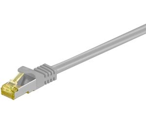 Nettverkskabel - RJ45 patch cord CAT 6A S/FTP (PiMF) 500 MHz with CAT 7 raw cable grey - 4040849915949