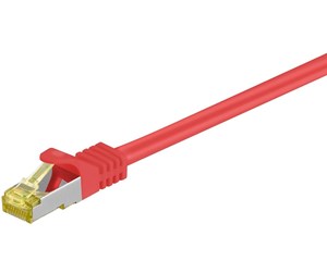 Nettverkskabel - RJ45 patch cord CAT 6A S/FTP (PiMF) 500 MHz with CAT 7 raw cable red - 4040849915987