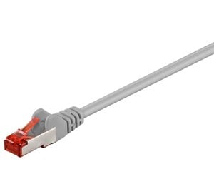 Nettverkskabel - CAT 6 patch cable S/FTP (PiMF) grey - 4040849933714