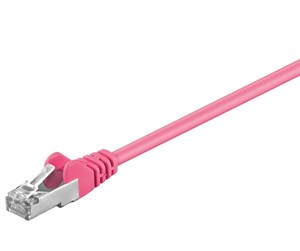 Nettverkskabel - CAT 5e patchcable SF/UTP magenta - 4040849934117