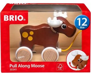 Babyleker - Brio Pull Along Moose - 30341