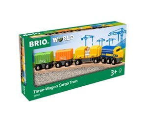 BRIO - Brio Three-Wagon Cargo Train - 33982