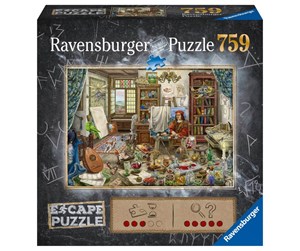 Puslespill - Ravensburger ESCAPE The Artist's Studio 759p - 10216843