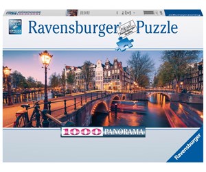 Puslespill - Ravensburger Evening In Amsterdam 1000p - 10216752