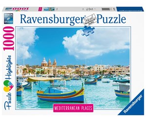 Puslespill - Ravensburger Medierranean Malta 1000p - 10214978