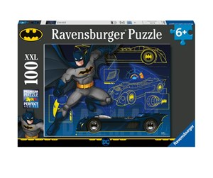 Puslespill - Ravensburger Batman And Batmobile 100p - 10113262