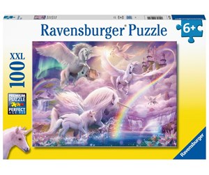 Puslespill - Ravensburger Unicorn Pagasai 100p - 10112979