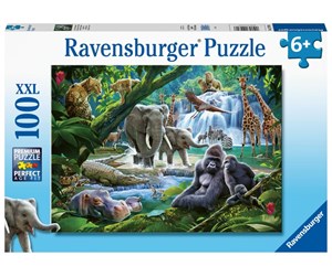 Puslespill - Ravensburger Jungle Families 100p - 10112970