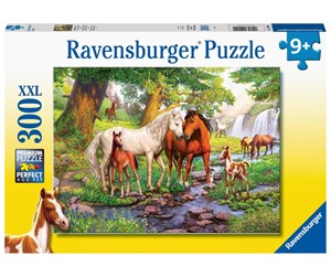 Puslespill - Ravensburger Horses By The Stream 300p - 10112904