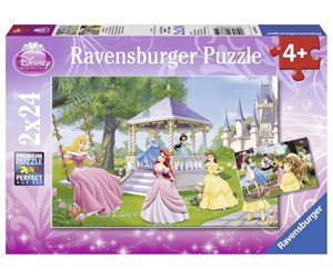 Puslespill - Ravensburger Enchanting Princesses 2x24p - 10108865