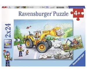 Puslespill - Ravensburger Digger At Work 2x24p - 78028