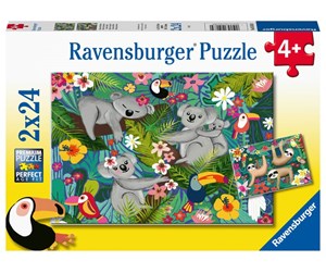 Puslespill - Ravensburger Koalas And Sloths 2x24p - 10105183