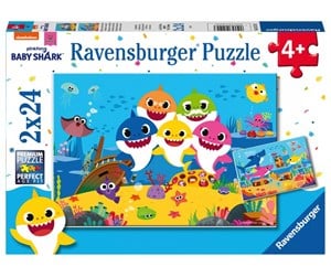 Puslespill - Ravensburger Baby Shark Treasure Hunt 2x24p - 10105124