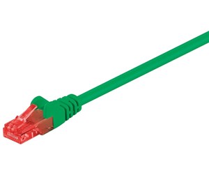 Nettverkskabel - CAT 6 patch cable U/UTP green - 4040849955921