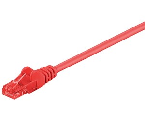 Nettverkskabel - CAT 6 patch cable U/UTP red - 4040849955952