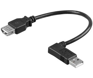 USB - Pro USB 2.0 Hi-Speed extension cable 90° - 4040849957055