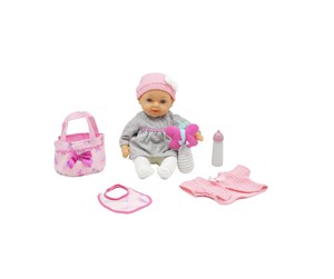 Dukker, Bamser & Utstyr - Happy Friend Asta 33cm Baby Doll Playset - 504222