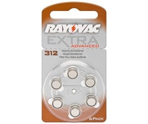 Batteri - Rayovac PR41/312A Battery 6 pcs. blister - 4040849495908