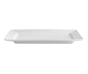 Servering & Servise - Pillivuyt Dish rectangular Pleated 26 x 14 cm White - 3050910344616