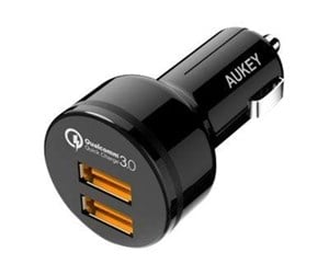 Mobil - Adaptere og ladere - Aukey CC-T8 car power adapter - USB - 36 Watt - CC-T8