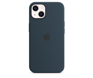 Mobil - Deksel og etui - Apple iPhone 13 Silicone Case with MagSafe – Abyss Blue - MM293ZM/A