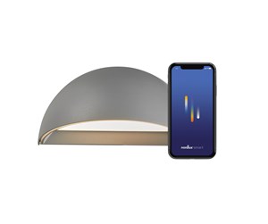 Smarthus - Nordlux Arcus Smart Vegglampe Grå - 2019001010