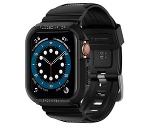 Smartklokke - Tilbehør - Spigen Rugged Armor Pro - black - Apple Watch 45mm/44mm - 062CS25324