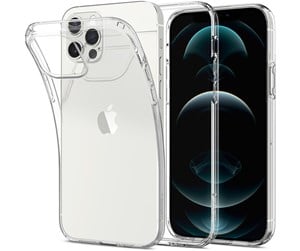 Mobil - Deksel og etui - Spigen Liquid Crystal - clear - iPhone 12/Pro - ACS01697