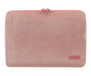 Veske/Hylster/Sekk til bærbar PC - Tucano Velluto etui Utgangstilkoblinger MacBook Air/Pro 13" & Laptop 13" | Rosa - BFVELMB13-PK