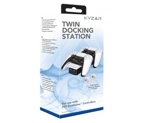 Spill - Tilbehør - Kyzar Twin Docking Station for PS5 - Accessories for game console - Sony PlayStation 5 - 5031300055532