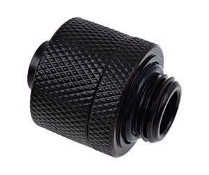 DIY Vannkjøling - Alphacool 16/10mm compression fitting G1/4 - deep black sixpack - 17234