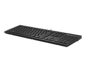 Tastatur - HP 125 - Tastatur - Engelsk - Svart - 266C9AA#ABB