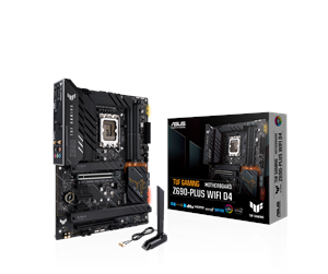 Hovedkort - ASUS TUF GAMING Z690-PLUS D4 Hovedkort - Intel Z690 - Intel LGA1700 socket - DDR4 RAM - ATX - 90MB18U0-M0EAY0